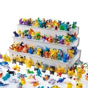 Lot of 24 Pokémon Figurines Toys | Made with PVC | RANDOM SELECTION | 2-3CM EACH